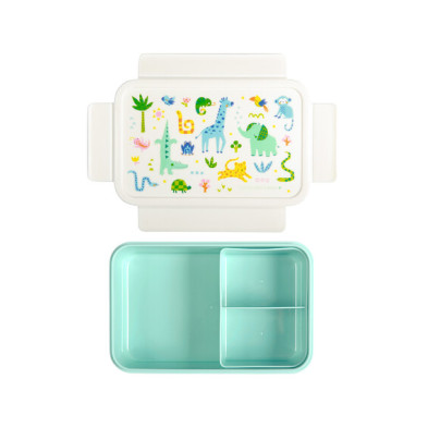 A little lovely company: Δοχείο φαγητού Bento με χωρίσματα- 1,2 L- Jungle BBJUMI83