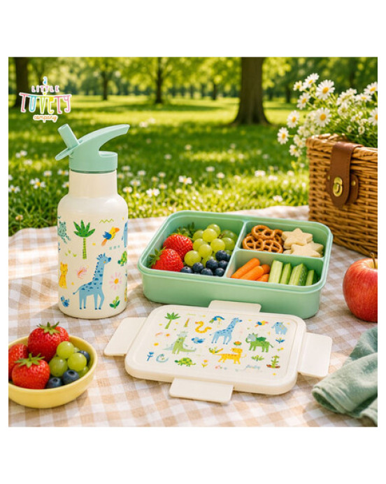 A little lovely company: Δοχείο φαγητού Bento με χωρίσματα- 1,2 L- Jungle BBJUMI83