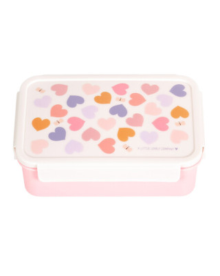 A little lovely company: Δοχείο φαγητού Bento με χωρίσματα- 1,2 L- Hearts BBHEMU80