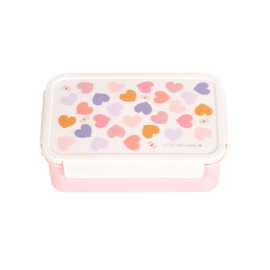 A little lovely company: Δοχείο φαγητού Bento με χωρίσματα- 1,2 L- Hearts BBHEMU80
