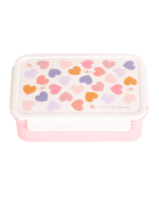 A little lovely company: Δοχείο φαγητού Bento με χωρίσματα- 1,2 L- Hearts BBHEMU80