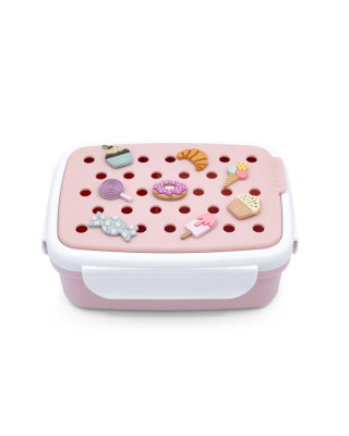 Melii – Bento Φαγητοδοχείο με Charms Ροζ MEL27620 