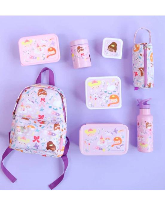 A little lovely company: Σετ 4 δοχεία φαγητού Lunch & Snack Box -Princesses SBSEPR85