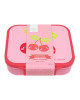 A little lovely company: Δοχείο φαγητού Bento με χωρίσματα- 900ml - Happy Cherries LBHCPI61
