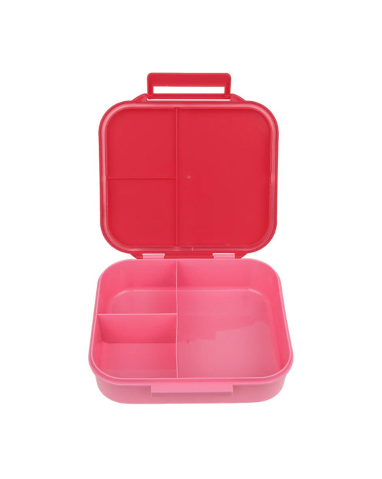A little lovely company: Δοχείο φαγητού Bento με χωρίσματα- 900ml - Happy Cherries LBHCPI61