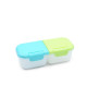 Melii – Δοχείo Σνακ 2 Θέσεων Blue & Lime MEL22510