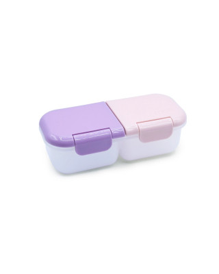 Melii – Δοχείo Σνακ 2 Θέσεων Pink & Purple  MEL22500