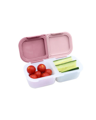 Melii – Δοχείo Σνακ 2 Θέσεων Pink & Purple  MEL22500