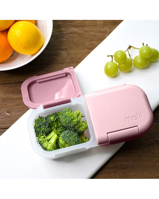 Melii – Δοχείo Σνακ 2 Θέσεων Pink & Purple  MEL22500