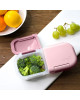 Melii – Δοχείo Σνακ 2 Θέσεων Pink & Purple  MEL22500