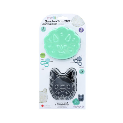 Melii – Sandwich Cutters Dino/Bulldog 6 τεμ. MEL24060