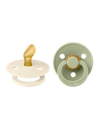 BIBS ΣΕΤ ΠΙΠΙΛΕΣ 2ΤΜΧ – COLOUR – IVORY/SAGE – ΑΝΑΤΟΜΙΚΗ No 1 2111416