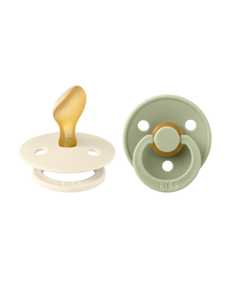 BIBS ΣΕΤ ΠΙΠΙΛΕΣ 2ΤΜΧ – COLOUR – IVORY/SAGE – ΑΝΑΤΟΜΙΚΗ No 2 2211416