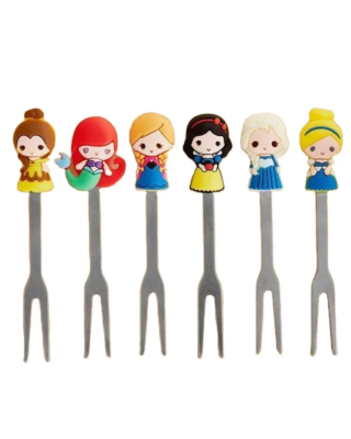 Baby Donkey Food Picks Disnay Πριγκίπισσες 6 τμχ FOODPICKS12 