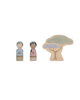 LITTLE DUTCH. Ξύλινο αυτοκινητάκι Safari με ζωάκια Safari Friends FSC LD7482