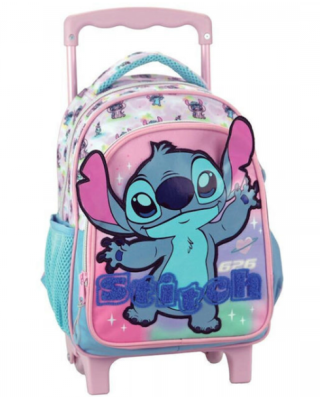 Gim  Σακίδιο Τρόλεϊ Νηπιαγωγείου 2 Θήκες, Stitch Brush It Out 342-03072