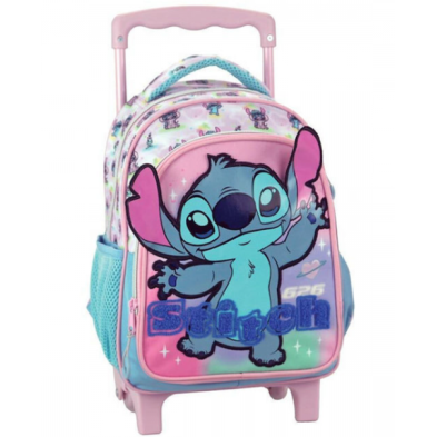 Gim  Σακίδιο Τρόλεϊ Νηπιαγωγείου 2 Θήκες, Stitch Brush It Out 342-03072