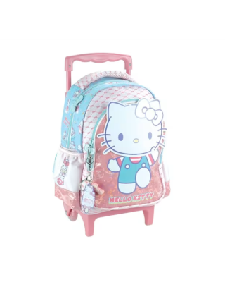Gim  Σακίδιο Τρόλεϊ Νηπιαγωγείου 2 Θήκες, Hello Kitty Cupcake 335-77072  335-77072 