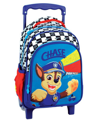 Gim  Σακίδιο Τρόλεϊ Νηπιαγωγείου 2 Θήκες Paw Patrol Chase Racing 354-00072