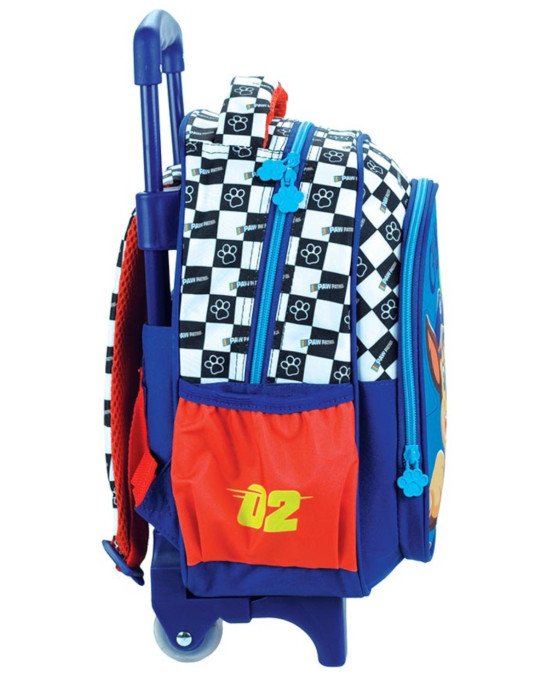 Gim  Σακίδιο Τρόλεϊ Νηπιαγωγείου 2 Θήκες Paw Patrol Chase Racing 354-00072