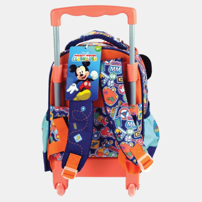 Gim  Σακίδιο Τρόλεϊ Νηπιαγωγείου 2 Θήκες, Mickey Fun Travels 340-92072