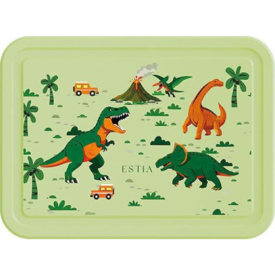 Estia Save the Aegean Πλαστικό Παιδικό Σετ Φαγητού 1.33lt Dino Explorer 01-43902