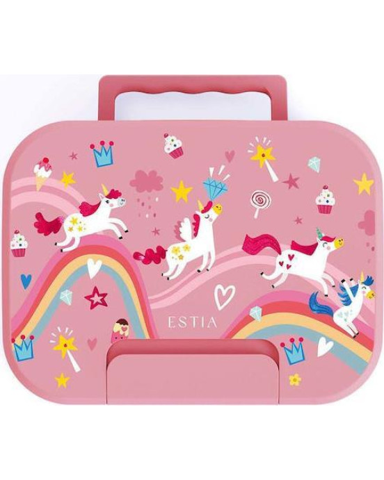 Estia Save The Aegean Πλαστικό Παιδικό Δοχείο Φαγητού 0.75lt Rainbow Dreams 01-44053