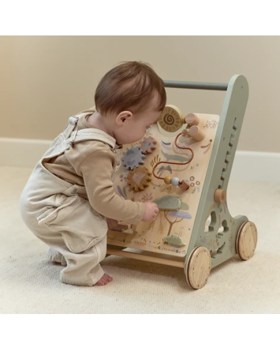 LITTLE DUTCH. Καρότσι-περπατήστρα δραστηριοτήτων Safari Friends FSC LD7432