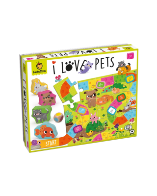 Ludattica Επιτραπέζιο -Παζλ I Love Pets 22921