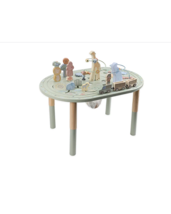 LITTLE DUTCH. Ξύλινο τραπέζι δραστηριοτήτων Safari Friends FSC  LD7441