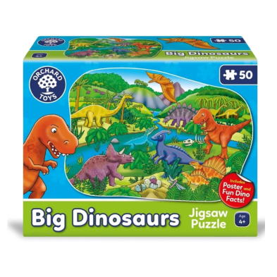 Orchard Toys Εκπαιδευτικό Παζλ "Μεγάλοι δεινόσαυροι" Για Παιδιά 4+ ετών ORCH256