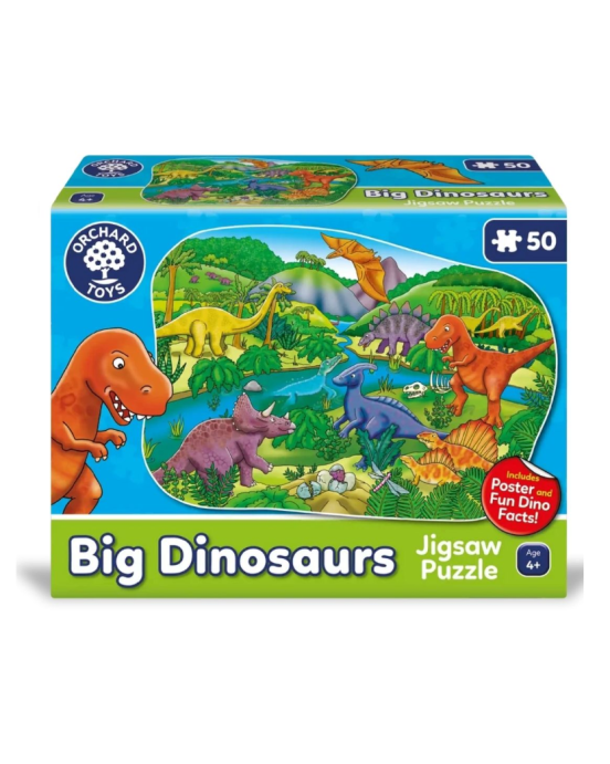 Orchard Toys Εκπαιδευτικό Παζλ "Μεγάλοι δεινόσαυροι" Για Παιδιά 4+ ετών ORCH256