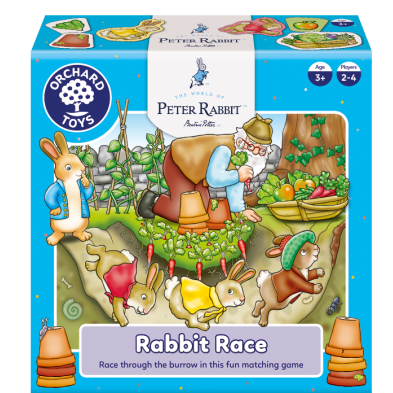 Orchard Toys Εκπαιδευτικό Επιτραπέζιο Παιχνίδι "Αγώνες με τον Peter Rabbit" Για Παιδιά 3-6 ετών ORCHWPR002