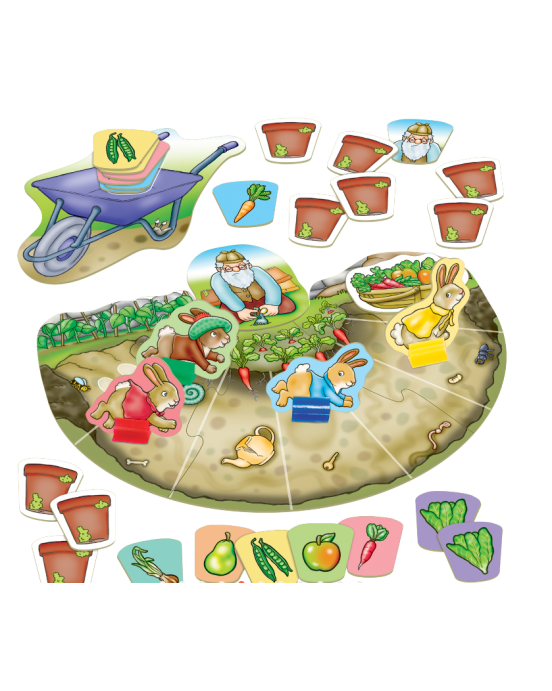 Orchard Toys Εκπαιδευτικό Επιτραπέζιο Παιχνίδι "Αγώνες με τον Peter Rabbit" Για Παιδιά 3-6 ετών ORCHWPR002