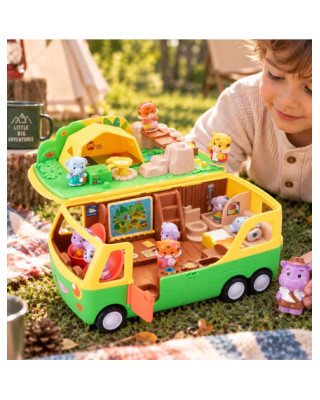 Klorofil: Το αυτοκινούμενο τροχόσπιτο (camper van)-Jungle edition Εκπαιδευτικό παιχνίδι με 1 χαρακτήρα 700232F
