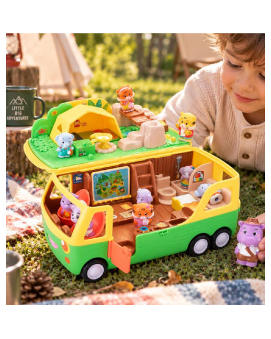 Klorofil: Το αυτοκινούμενο τροχόσπιτο (camper van)-Jungle edition Εκπαιδευτικό παιχνίδι με 1 χαρακτήρα 700232F