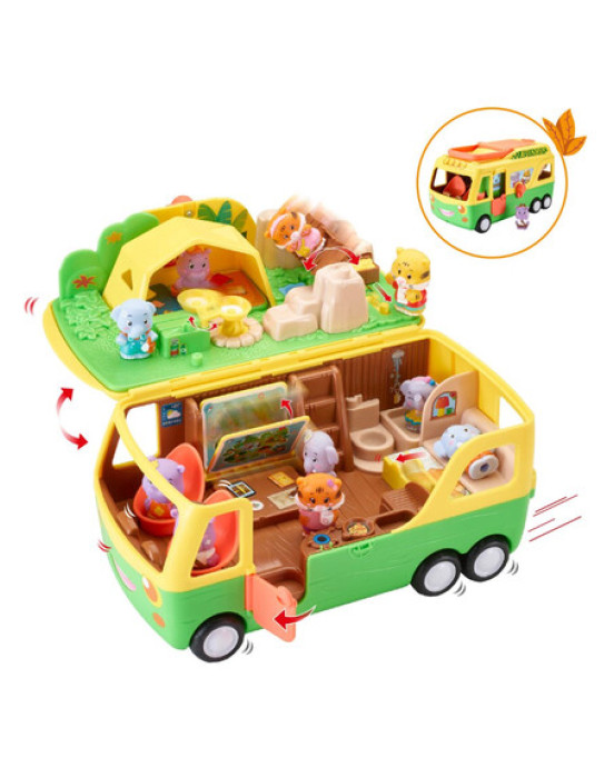 Klorofil: Το αυτοκινούμενο τροχόσπιτο (camper van)-Jungle edition Εκπαιδευτικό παιχνίδι με 1 χαρακτήρα 700232F