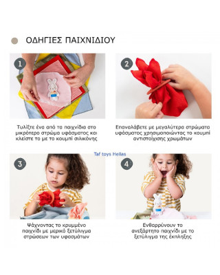 Taf Toys Εκπαιδευτικό Παιχνίδι Δραστηριοτήτων  Peek-a-boo What's inside T-13335