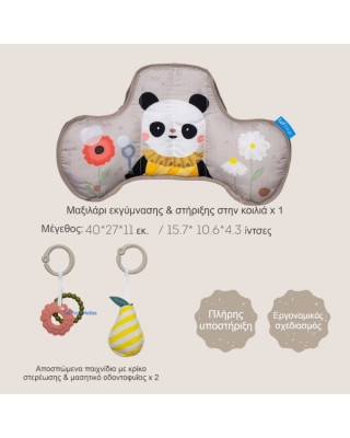 Taf Toys Μαξιλάρι Δραστηριοτήτων  Panda Tummy Time Pillow  T-13725