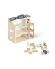 KIDS CONCEPT. Ξύλινο κουκλόσπιτο με φιγούρες και έπιπλα (φυσικό)