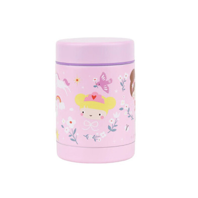 A little lovely company: Θερμός φαγητού από ανοξείδωτο ατσάλι 300ml-Princesses SSFJPR06