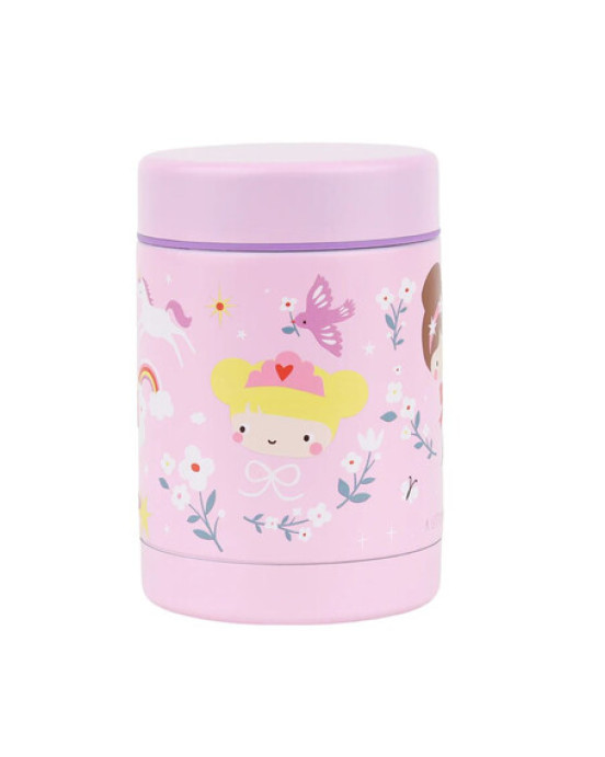 A little lovely company: Θερμός φαγητού από ανοξείδωτο ατσάλι 300ml-Princesses SSFJPR06