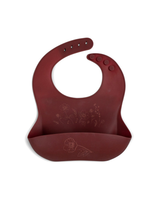 Filibabba Silicone Bib with print – Baked Apple