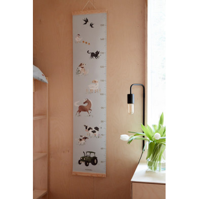 Filibabba Growth Chart – Farm Animals