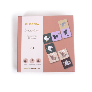 Filibabba Domino Game – Farm Animals