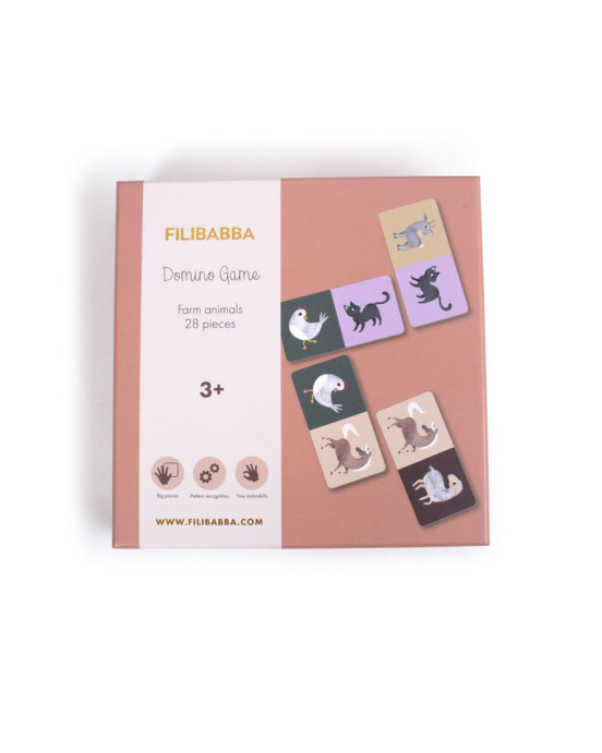 Filibabba Domino Game – Farm Animals