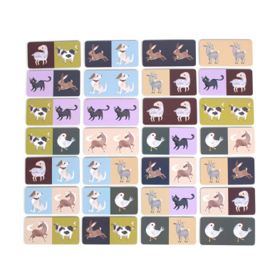 Filibabba Domino Game – Farm Animals