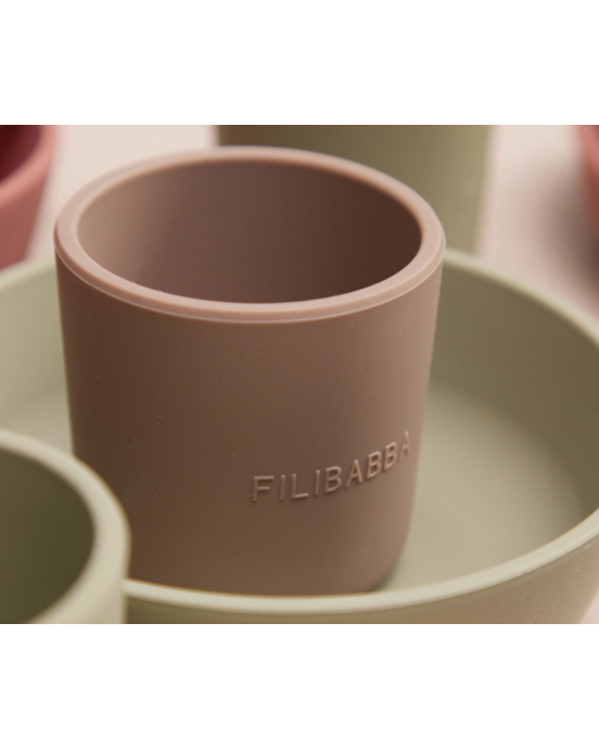 Filibabba Silicone Cup 2 Pack – Warm Grey
