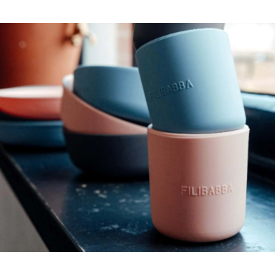 Filibabba Silicone Cup 2 Pack – Powder Blue