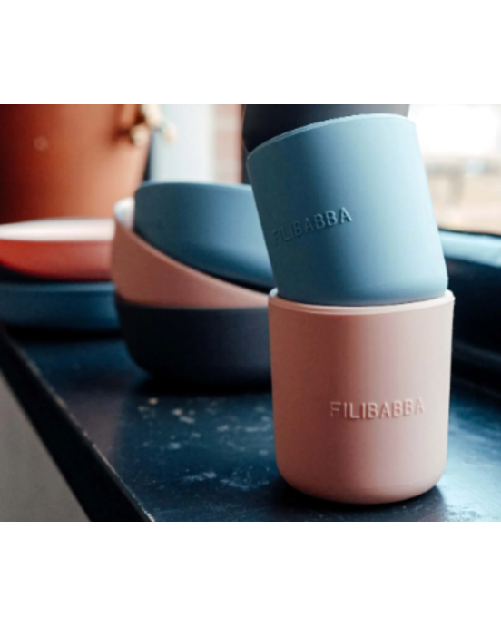 Filibabba Silicone Cup 2 Pack – Powder Blue